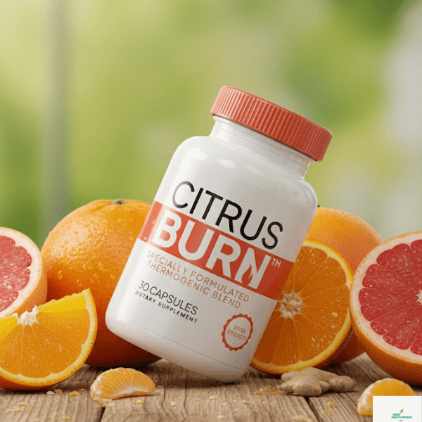 citrus burn supplement image illustartion