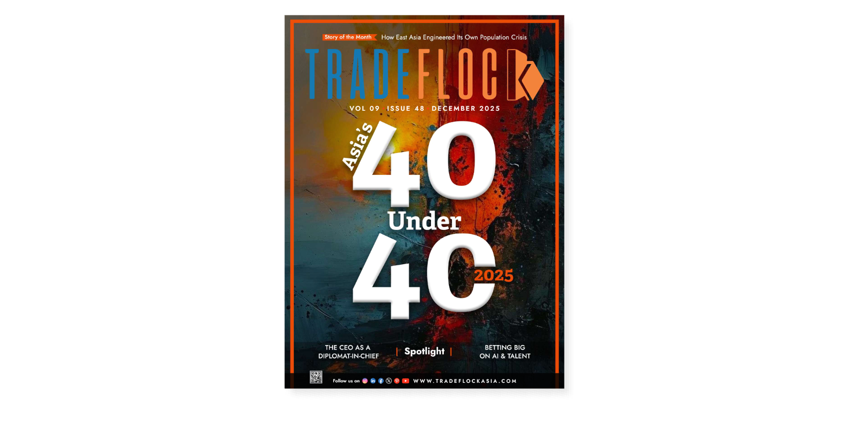 TradeFlock Announces Asia’s 40 Under 40 2025, Honouring Asia’s Young Business Leaders and Change Makers