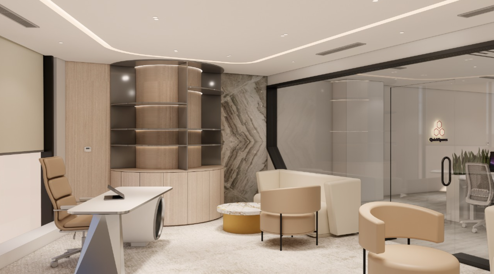 cat b офисный fit-out дубай