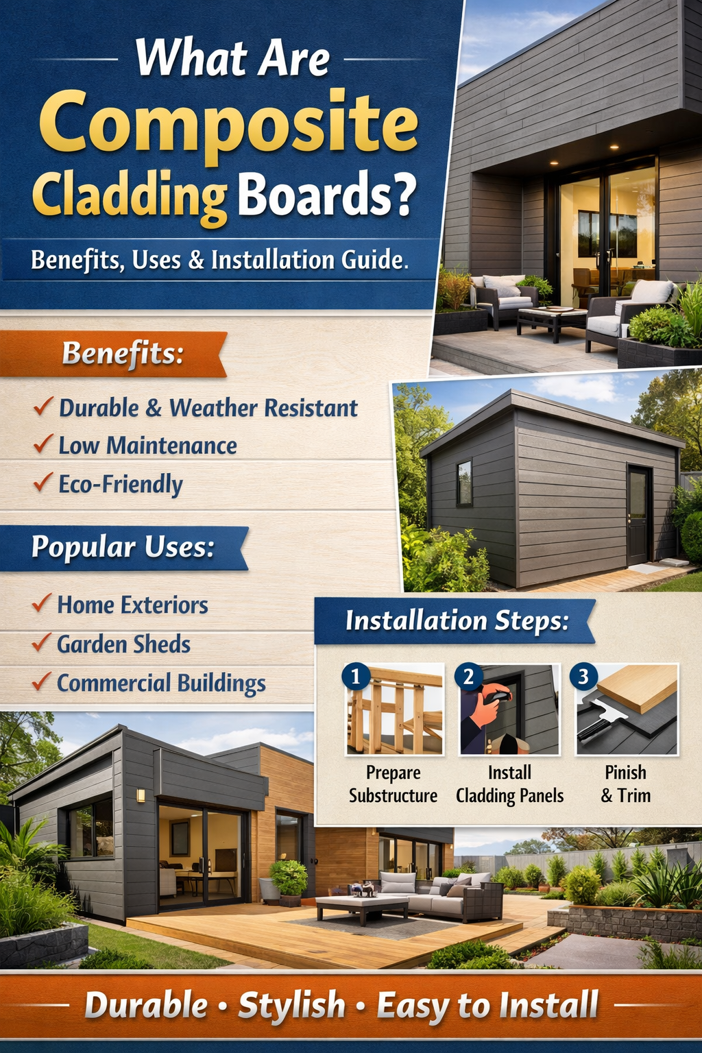 What Are Composite Cladding Boards? Benefits, Uses & Installation Guide