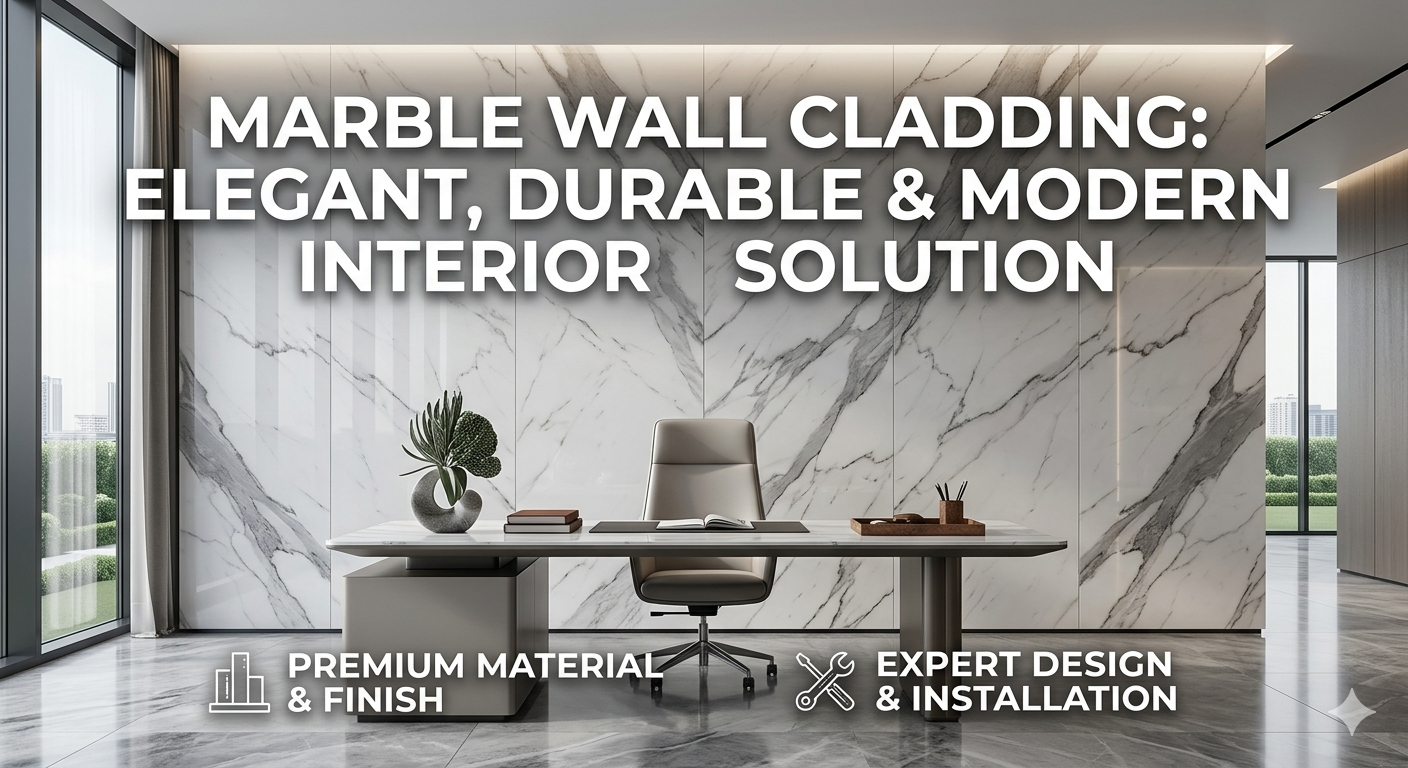 Marble Wall Cladding: Elegant, Durable & Modern Interior Solution