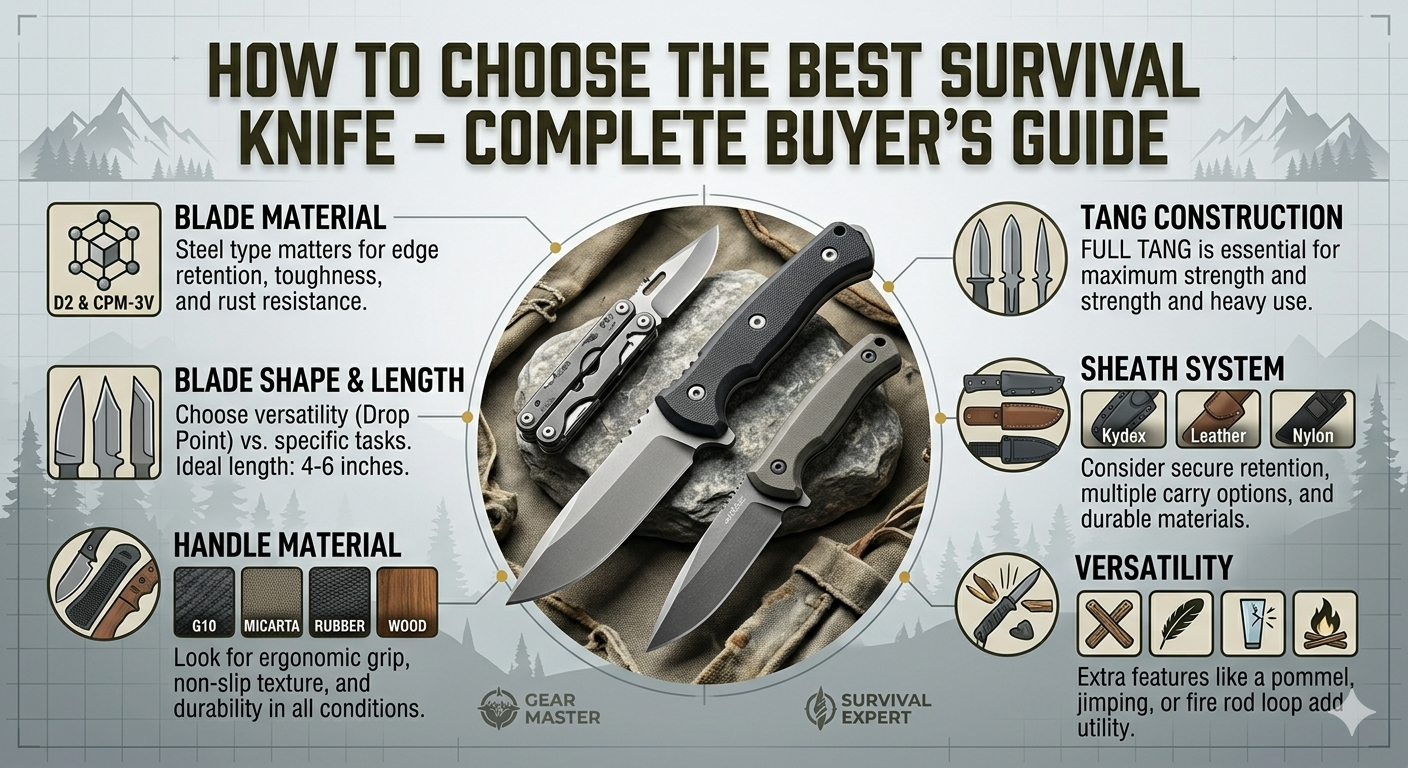 How to Choose the Best Survival Knife – Complete Buyer’s Guide